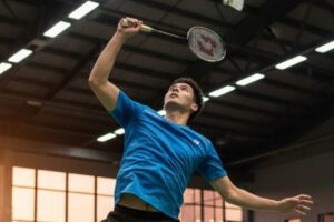 joueur de badminton
