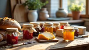 Le match parfait : Pain, confitures et calendrier de l'avent fromage