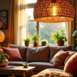 Abat-jour en rotin ou en fleur : comment choisir pour un intérieur bohème ?